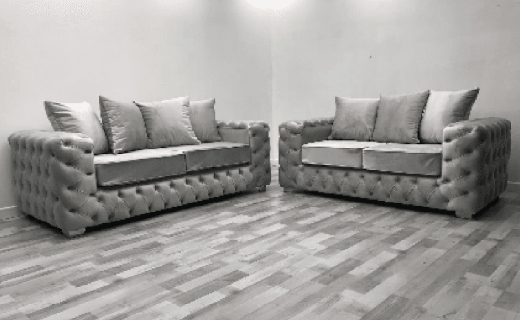 Ashton Sofa UK - Side view of premium sofas from Newcastle Beds UK